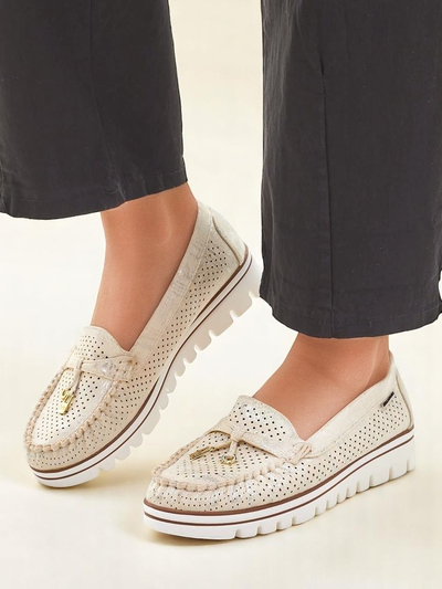 Mocassins perforés Royalfashion pour femmes Elissas