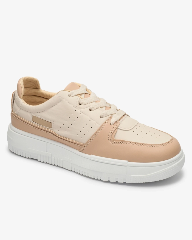 Baskets de sport pour femme en marron clair Hellar - Chaussures