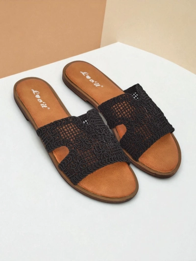 Rpyalfashion Sandales pour femmes avec une bride décorative Braida