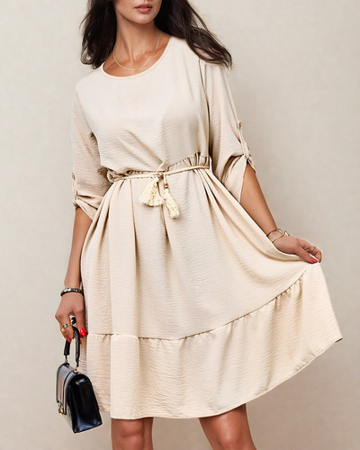 Royalfashion Robe femme longueur genou