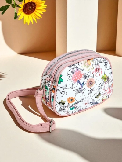 Royalfashion Petit sac à main pour femme en cuir écologique Floriana