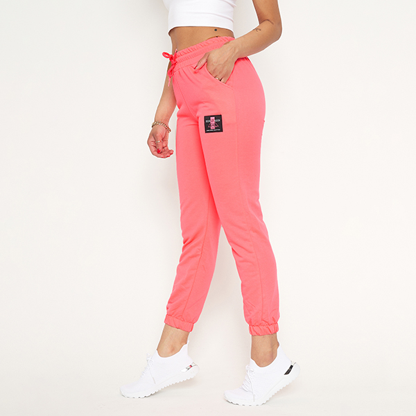 Pantalon de survêtement femme rose fluo - Vêtements