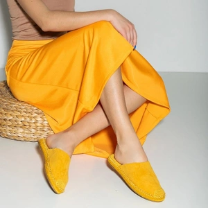 OUTLET Chaussons femme jaunes a'la espadrilles Toshiko - Chaussures