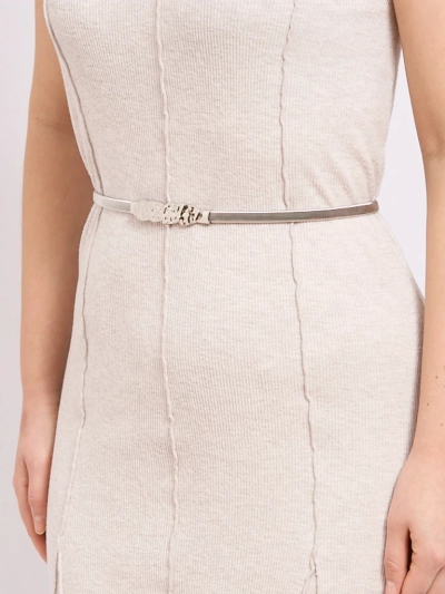 Ceinture argentée pour femme avec ornement Letitia - l'élégance dans un style métallique