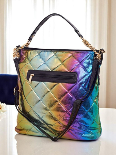 Royalfashion Grand sac à main pour femme Shine Shine