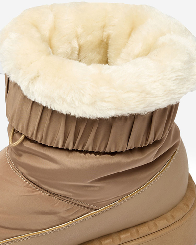 Royalfashion Bottes de neige pour femmes Yoppella