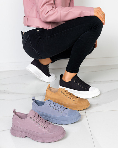 OUTLET Baskets de sport femme noires Duami- Footwear