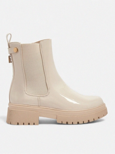 Bottines vernies pour femmes en cuir écologique Calebi