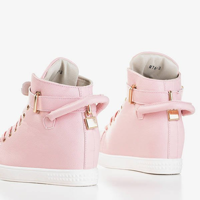 Baskets roses ornées d'or Harla - Footwear