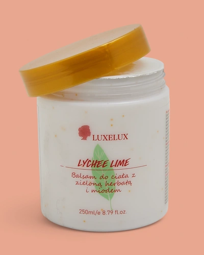 Luxelux LYCHEE LIME Baume corps avec thé vert et miel 250 ml