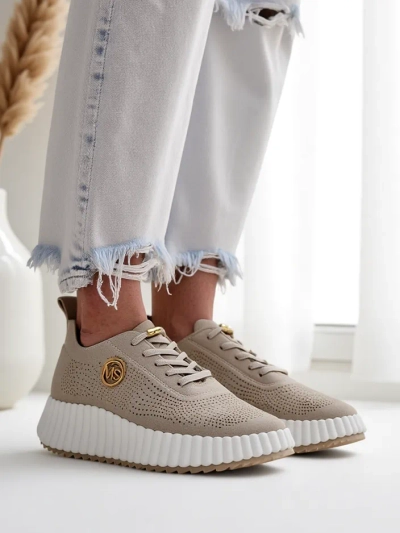 Royalfashion Baskets sportives à lacets pour femmes Tobin