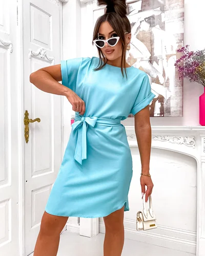 Robe Royalfashion pour femmes avec ceinture à la taille