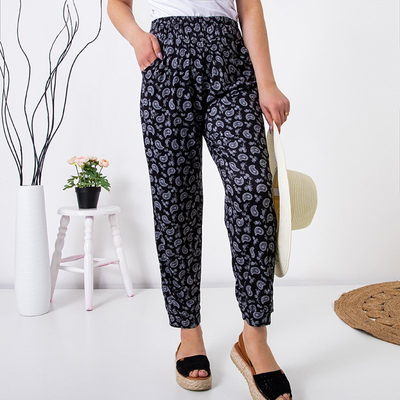 Pantalon femme à motifs GRANDE TAILLE - Vêtements