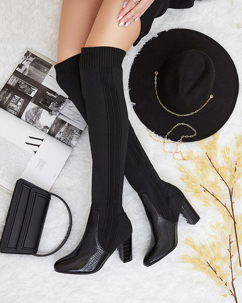 Royalfashion Bottines à enfiler pour femmes Nolera