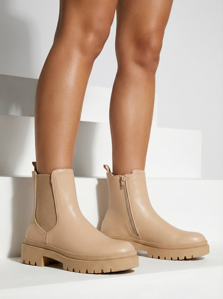 Royalfashion Bottes Dovivas en cuir eko pour femme