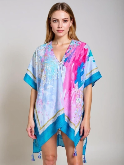Robe paréo Royalfashion Calypso – une création aérée aux genoux, colorée