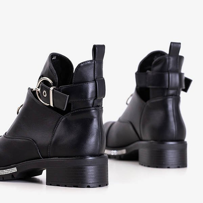 Bottes noires pour femmes à découpes Egeria - Footwear
