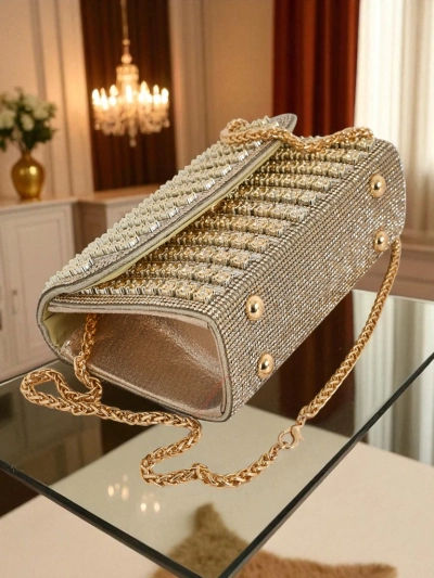 Royalfashion Pochette pour femme avec zircons Elira Dusk