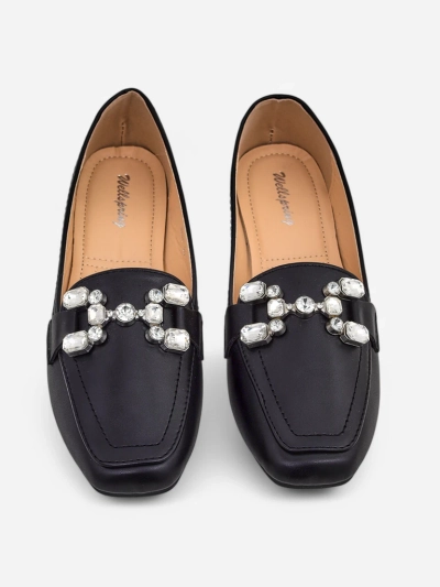 Mocassins pour femmes Royalfashion avec des strass Lecilla