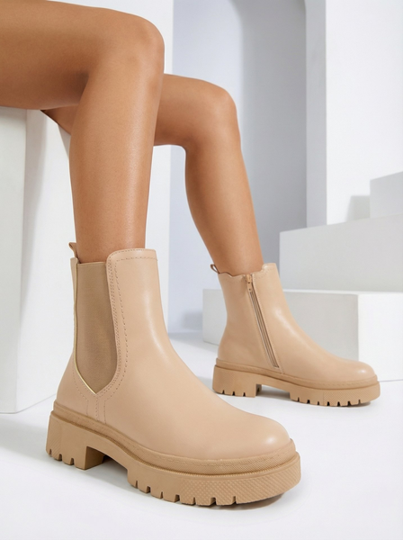 Royalfashion Bottes Dovivas en cuir eko pour femme