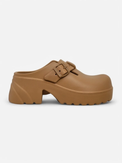 Royalfashion Sandales à talons en caoutchouc pour femmes Voxones