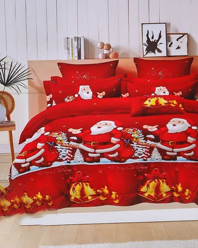 Royalfashion Ensemble de literie de Noël 160x200 en 3 pièces