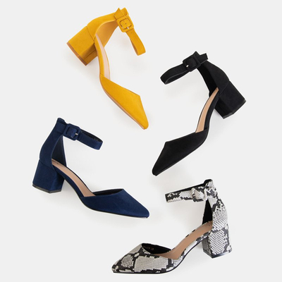 Escarpins pour femmes sur un Lux couleur moutarde - Chaussures
