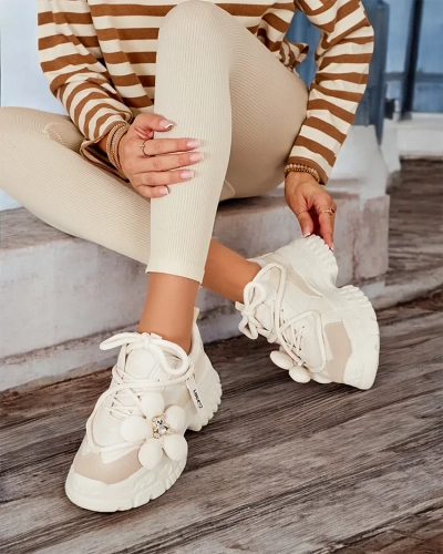 Royalfashion Baskets à plateforme pour femmes Bereya