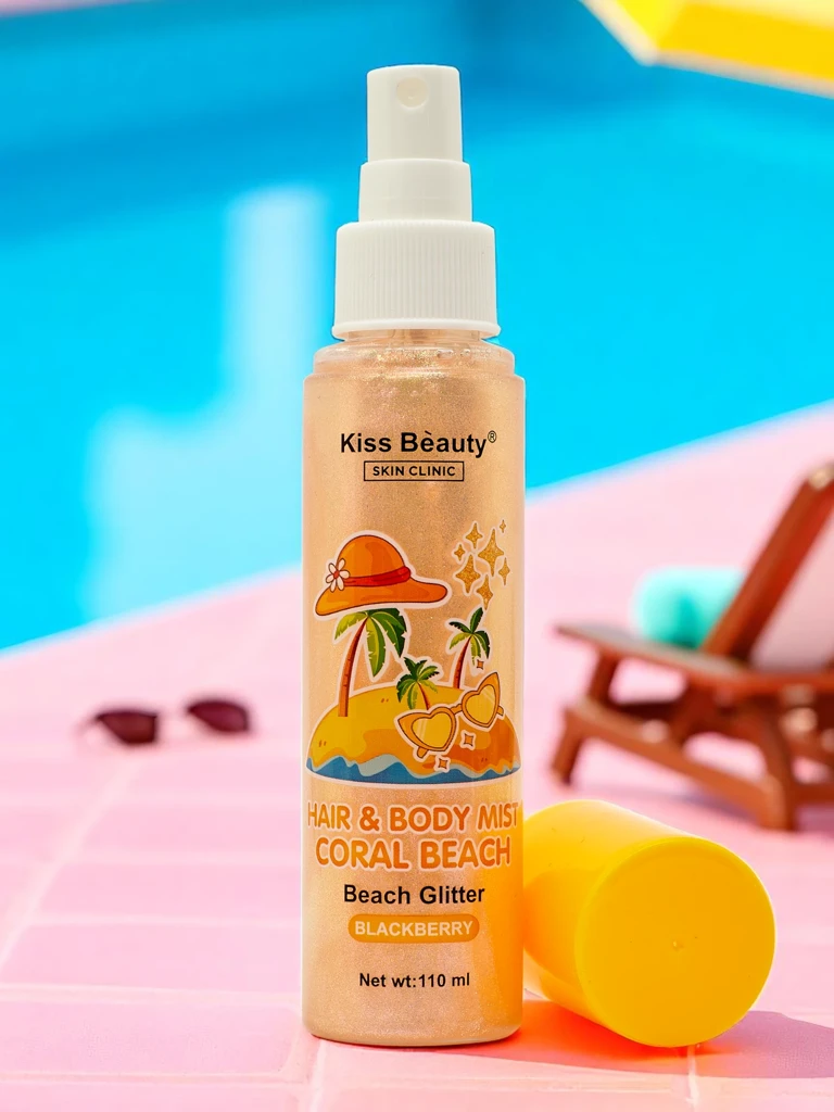 Summer Spray - Enlumineur liquide pour cheveux et corps Mûre