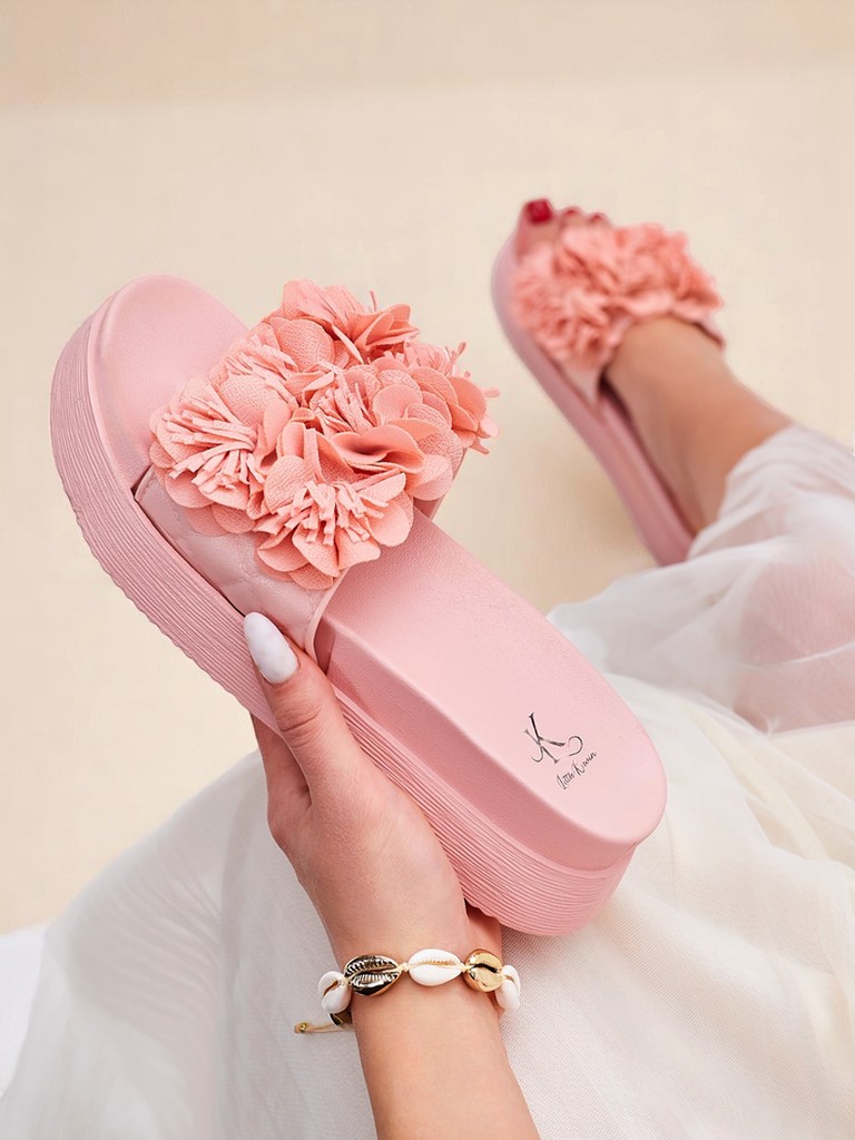 Sandales pour femmes Royalfashion avec petites fleurs de freesia