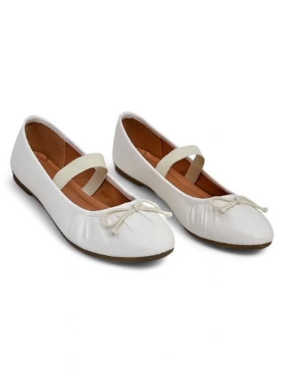 Ballerines Royalfashion pour femmes avec un nœud et élastique Evsal