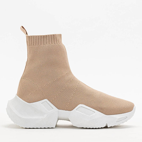 OUTLET Chaussures de sport femme Fisa hautes beiges - Footwear