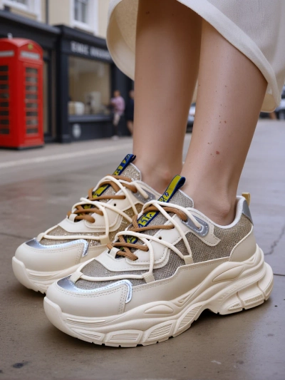 Sneakers Royalfashion pour femmes sur semelle épaisse Teresii
