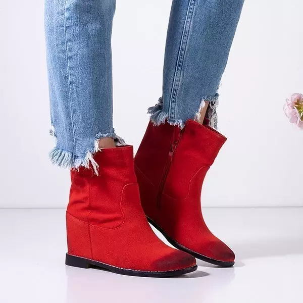 Bottines a'la cowboy boots sur compensé indoor Teilor - Chaussures