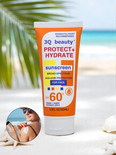 3Q Beauty Crème solaire visage résistante à l'eau SPF 60