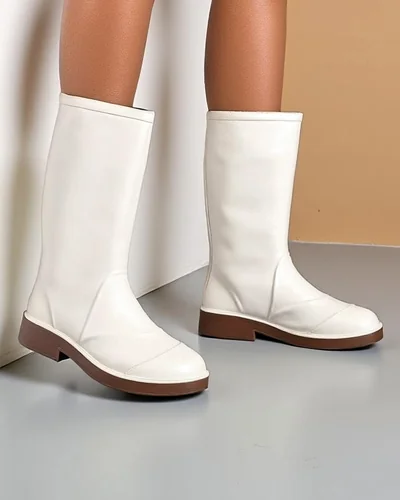 Royalfashion Bottes de pluie mates pour femmes Mattelo