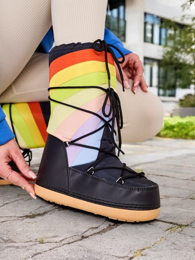 Chaussures de style botte de neige pour femmes Royalfashion Tencce