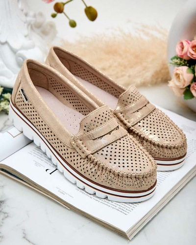 Royalfashion Mocassins ajourés pour femme Leteller