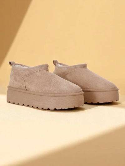 Royalfashion Bottes courtes pour femmes a'la bottes de neige Ozozi