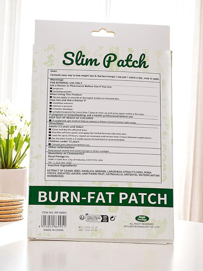Patchs de soutien à la combustion des graisses (12 pcs.)