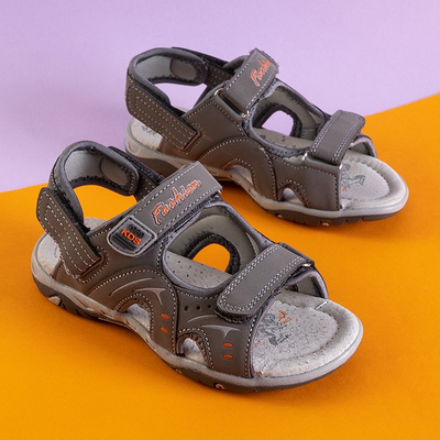 Sandales velcro Tores grises pour garçon - Footwear