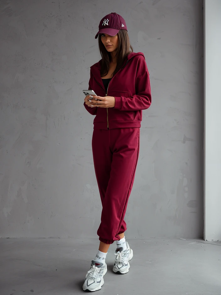 Royalfashion Ensemble de survêtement en coton pour femmes