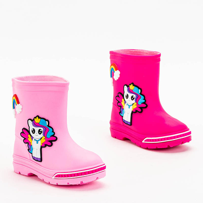Bottes de pluie fuchsia pour filles Uncon - Footwear