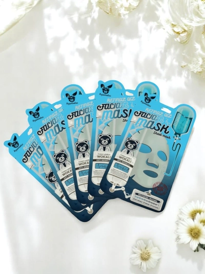 Masque facial avec rétinol, anti-rides, hydratant et illuminant