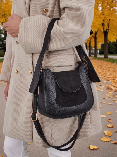 Petit sac à main pour femme en cuir écologique Golden Whisper