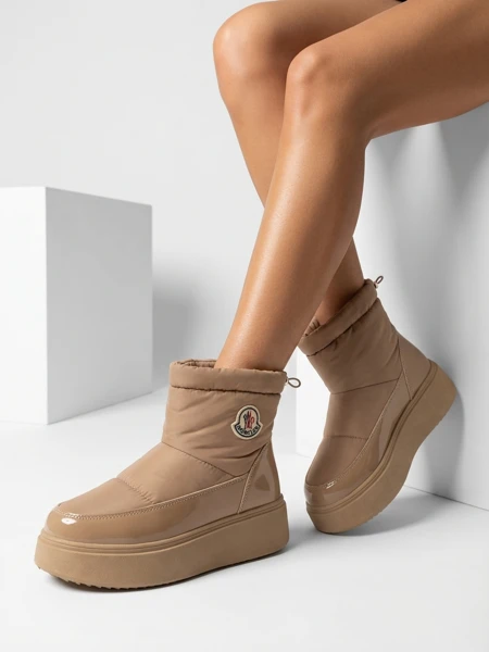 Royalfashion Bottes de neige à enfiler pour femme de couleur marron Ademra