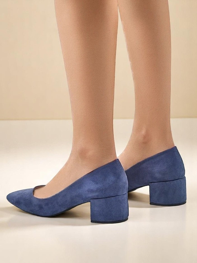 Royalfashion Escarpins à petit talon pour femmes Bosanna