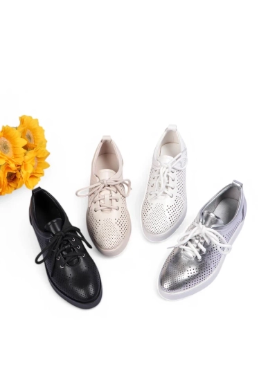 Royalfashion Mocassins perforés pour femmes Gofielle