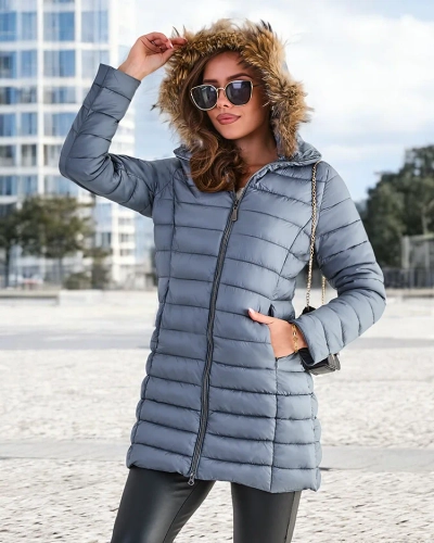 Veste d'hiver matelassée pour femme de Royalfashion
