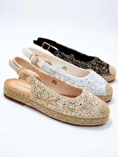 Royalfashion Espadrilles pour femmes avec broderie décorative